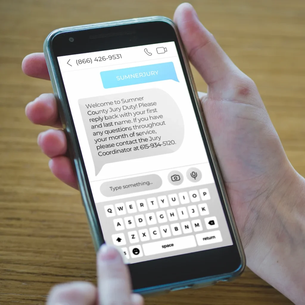 Sumner County Circuit Court Text Messages